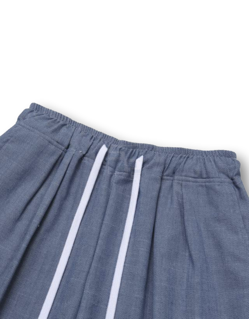 String Linen Denim Shorts (2color)