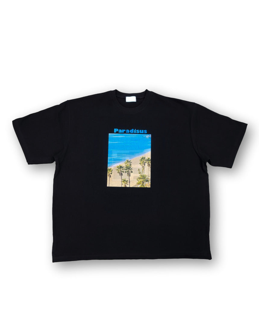 paradisus boxy t-shirt black
