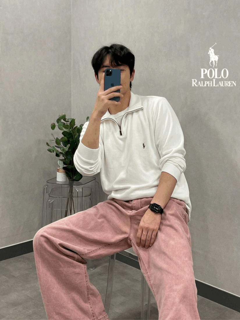 폴로랄프로렌 이스테이트립 반집업니트 (5color)