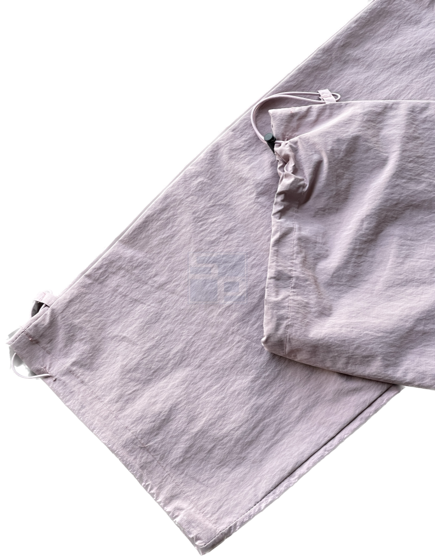 Wide Cargo Jogger Pants Black
