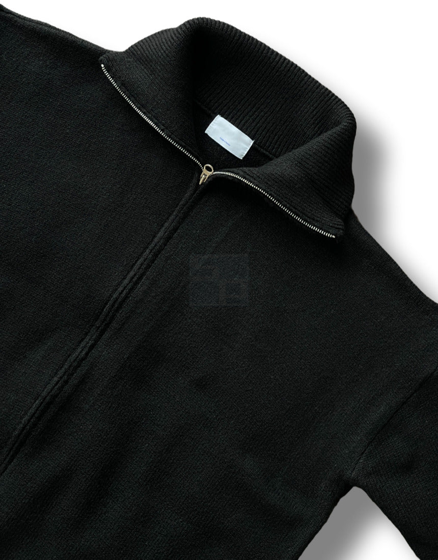 Turtleneck Knit 2way Zipup Skyblue