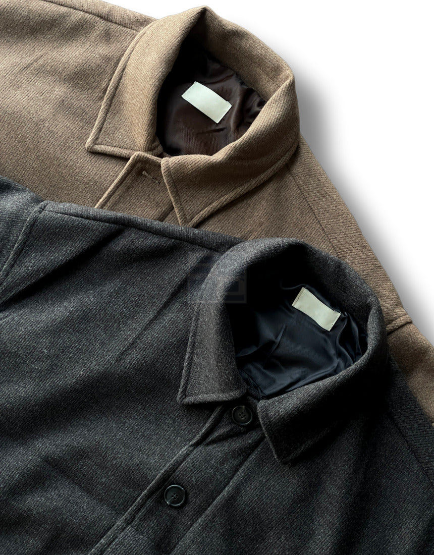 Sakariba Overfit Blouson Jacket Brown