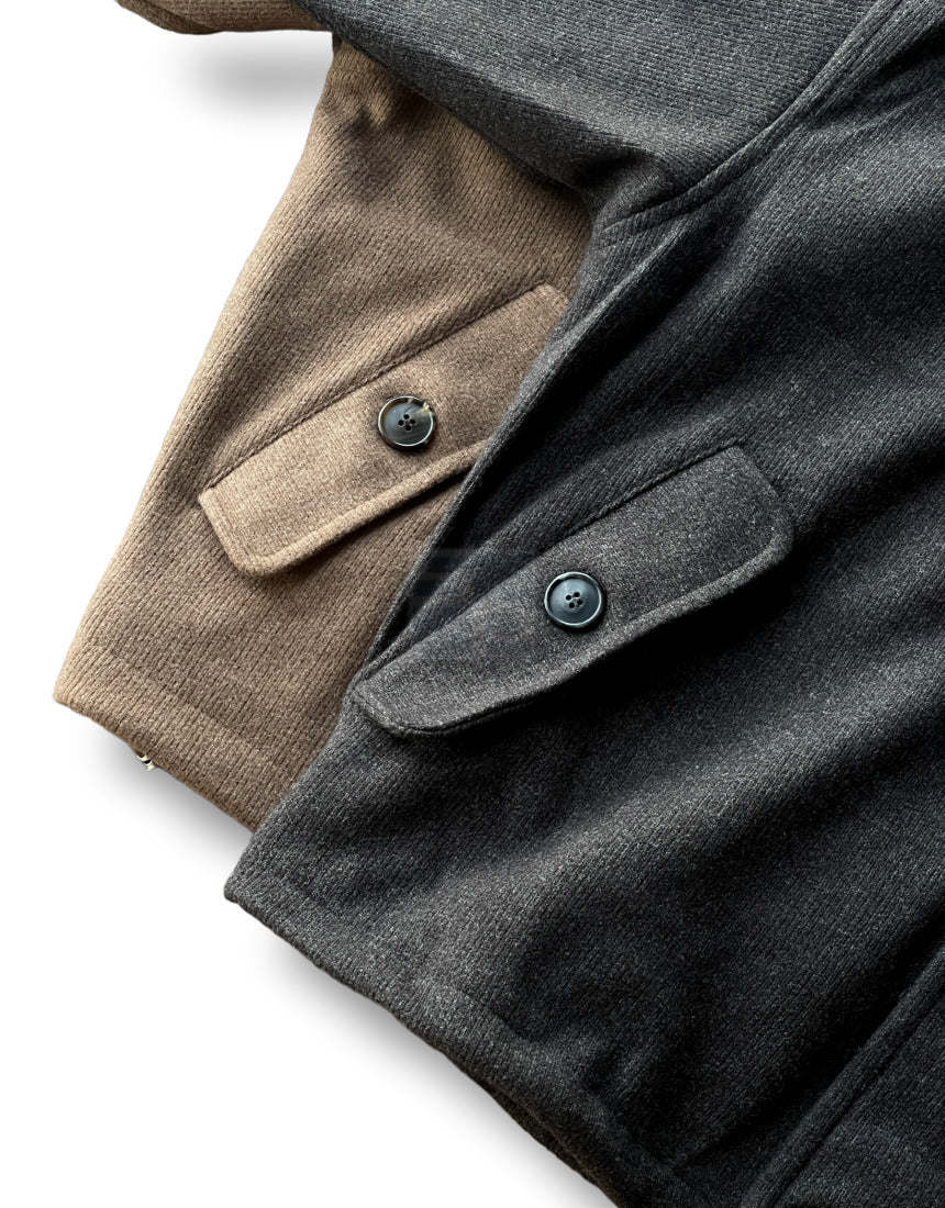 Sakariba Overfit Blouson Jacket Brown
