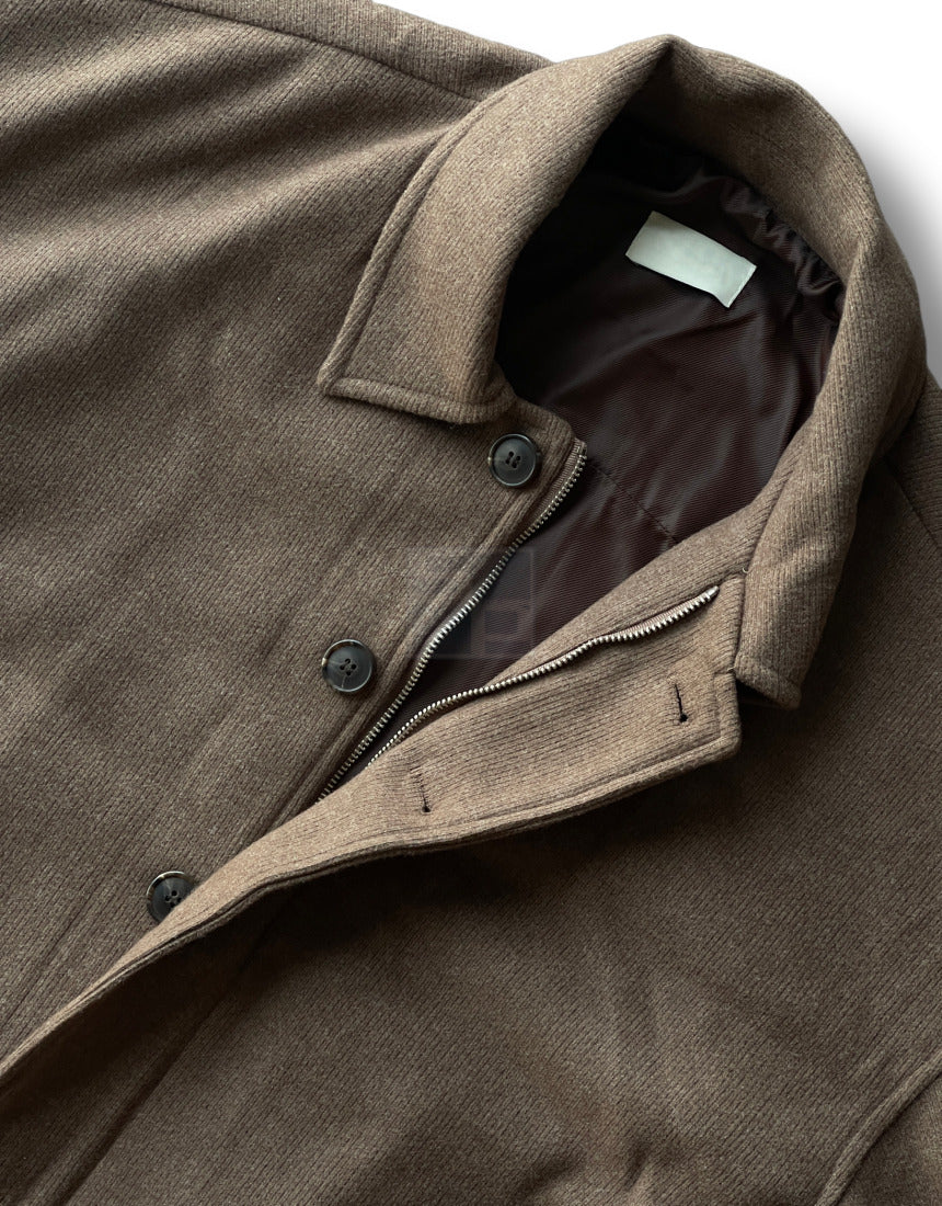 Sakariba Overfit Blouson Jacket Brown
