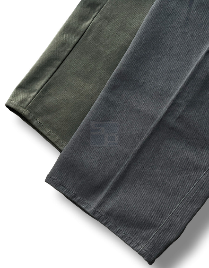 Nonfaded Row Cotton Wide Cargo Pants Khaki