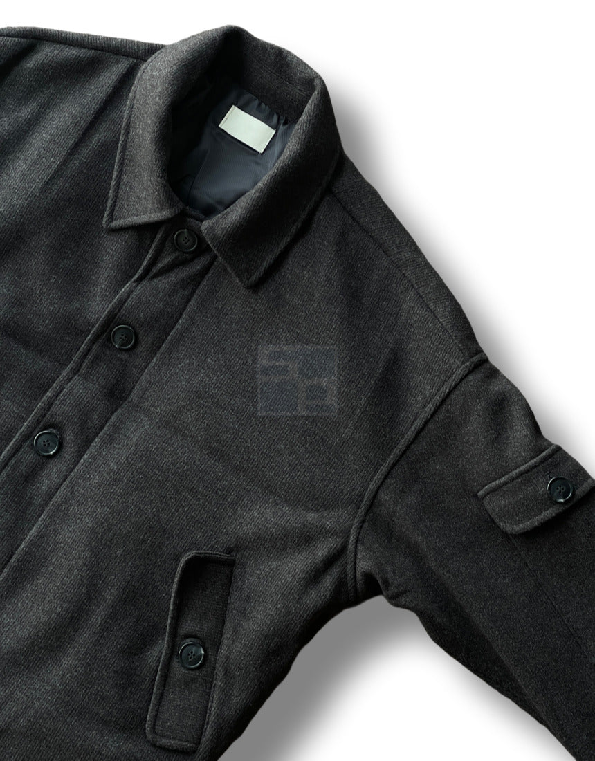 Sakariba Overfit Blouson Jacket Brown