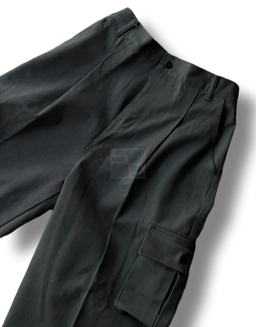 Nonfaded Row Cotton Wide Cargo Pants Khaki