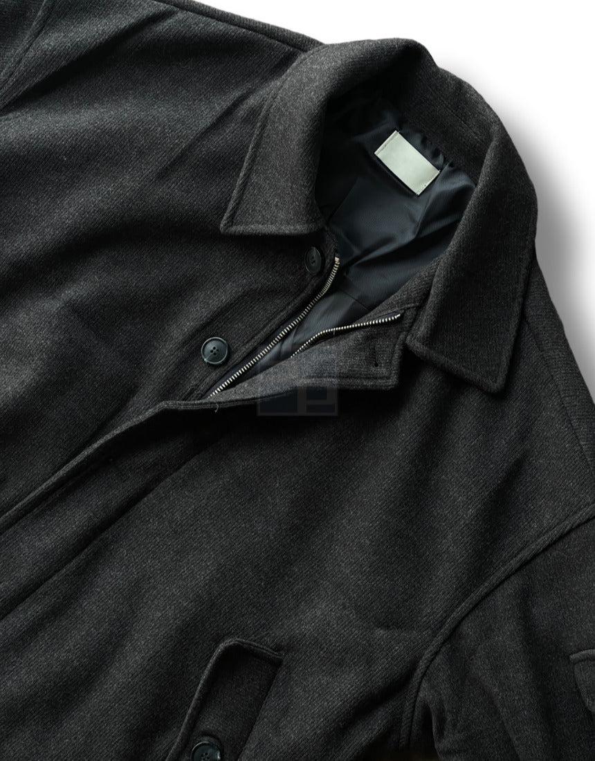 Sakariba Overfit Blouson Jacket Brown