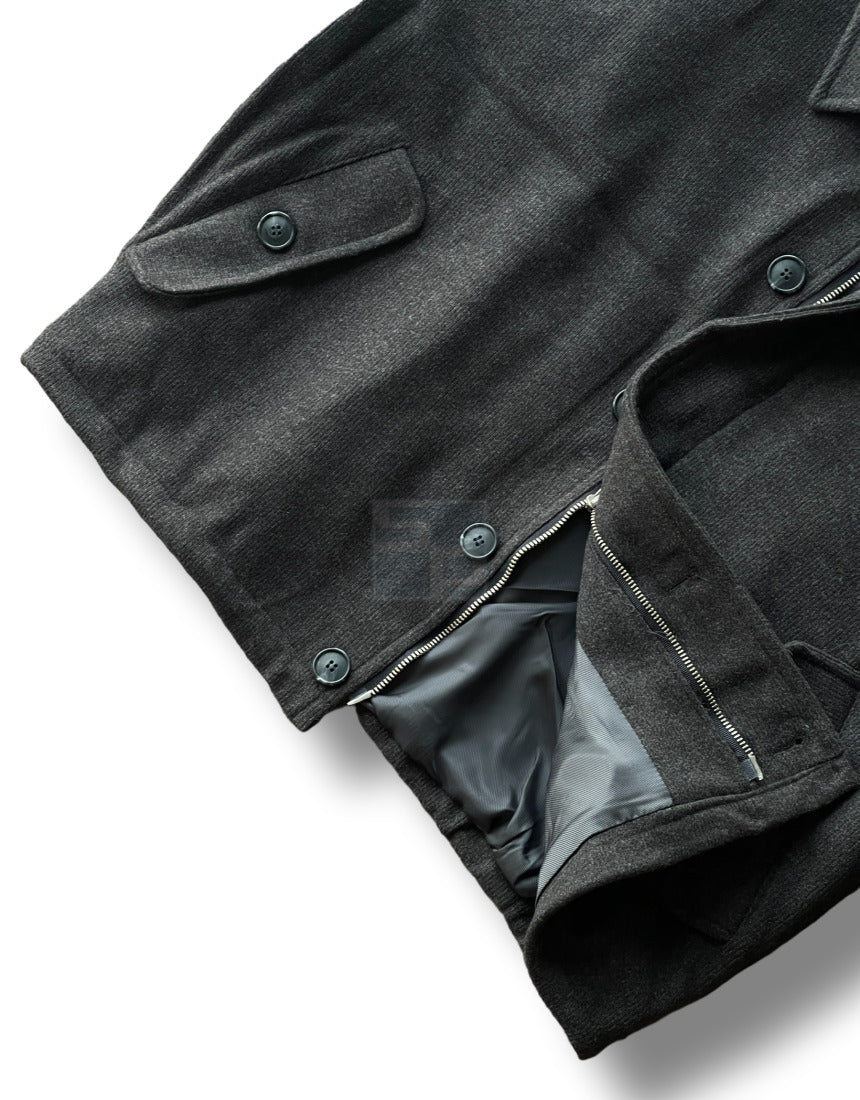 Sakariba Overfit Blouson Jacket Brown