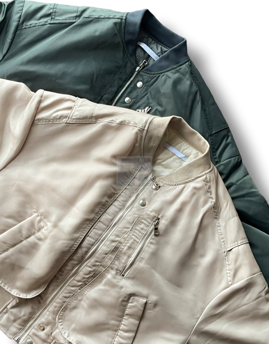 MA-1 Crop Flight Jacket 6oz Beige