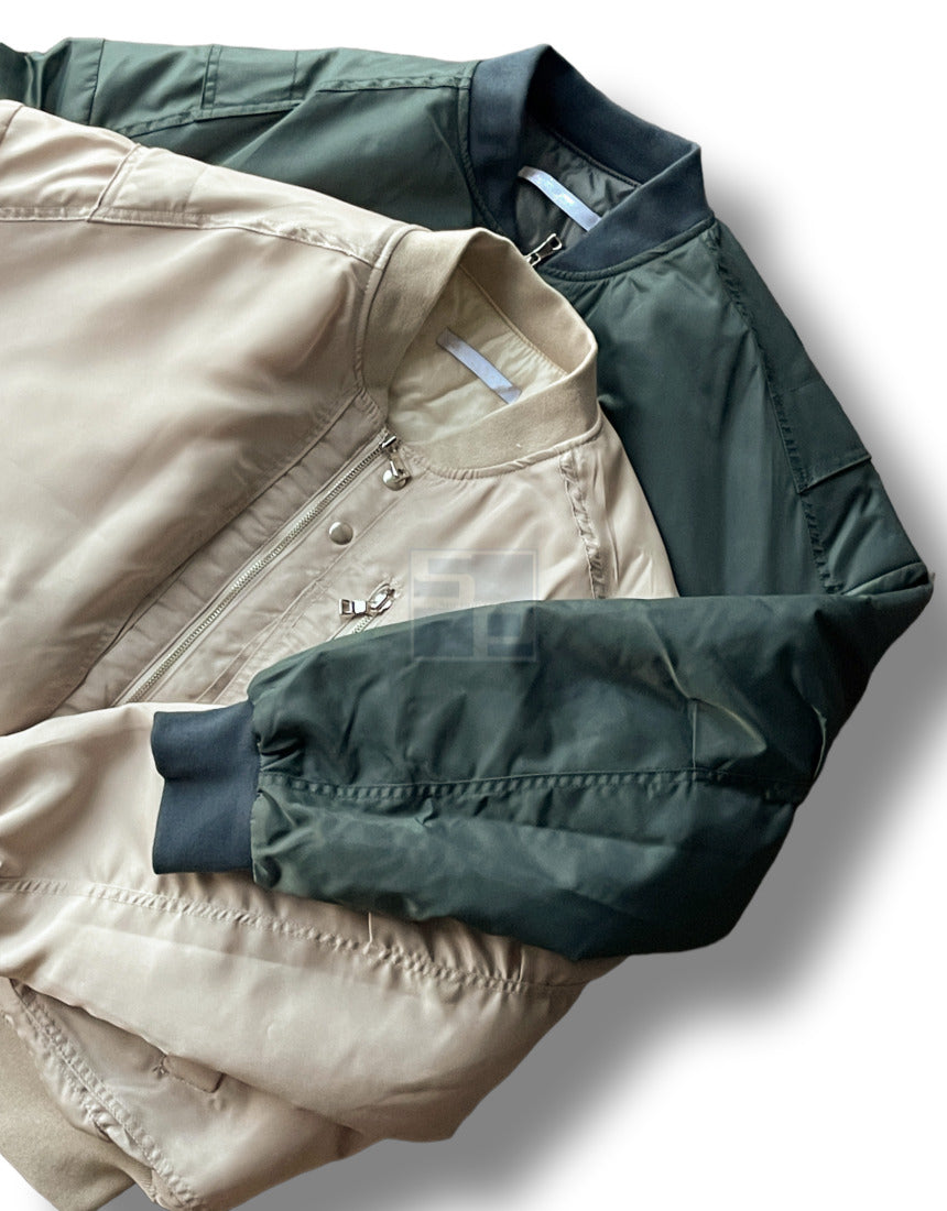 MA-1 Crop Flight Jacket 6oz Beige