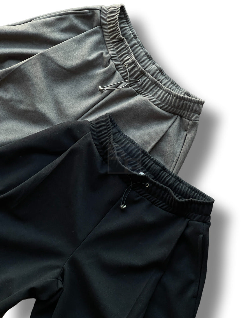 Woven Fleece Onetuck Wide Pants Khaki brown