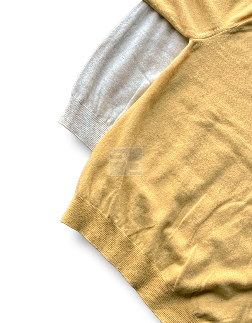 Cashmere Slit Turtleneck Sweater Oatmeal