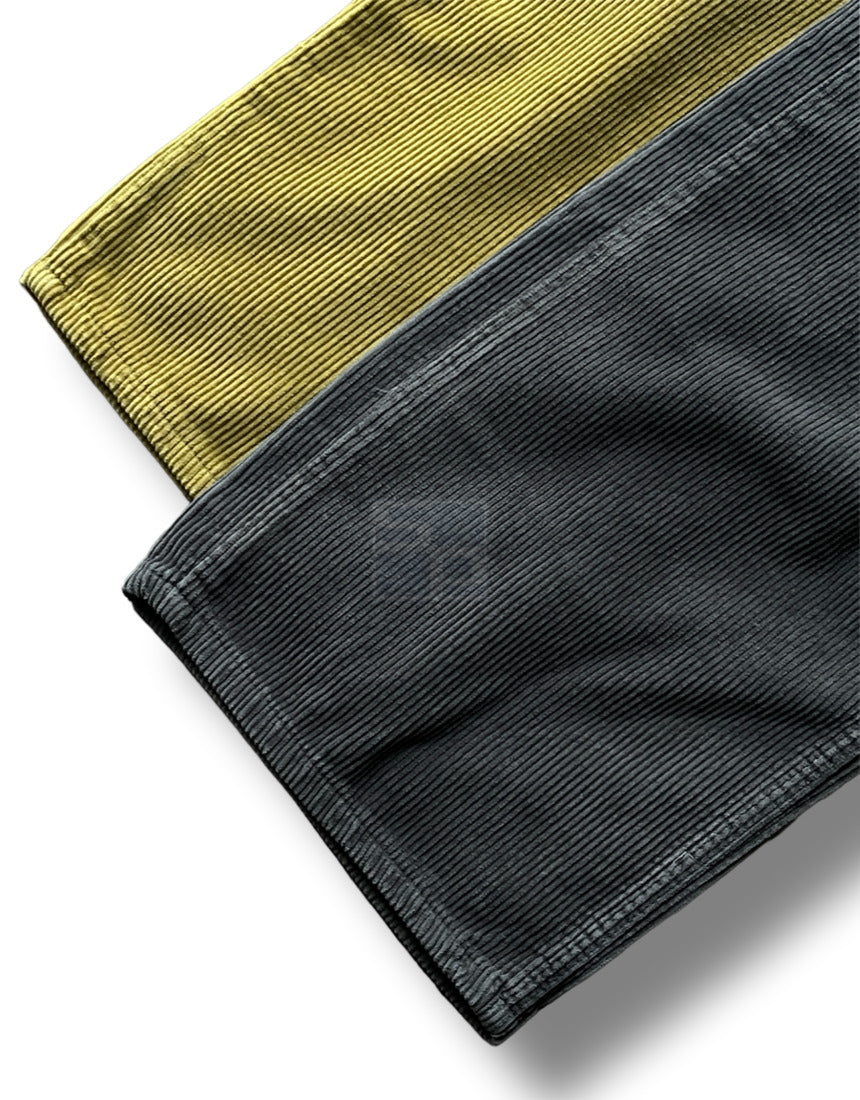 Embo Washing Wide Corduroy Pants Charcoal
