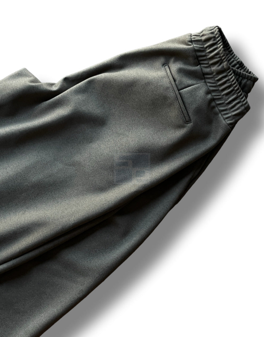Woven Fleece Onetuck Wide Pants Khaki brown