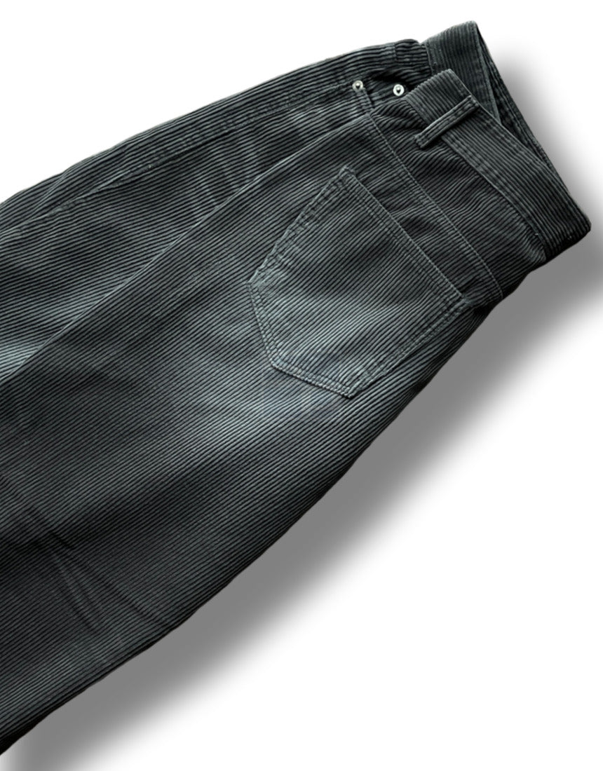 Embo Washing Wide Corduroy Pants Charcoal