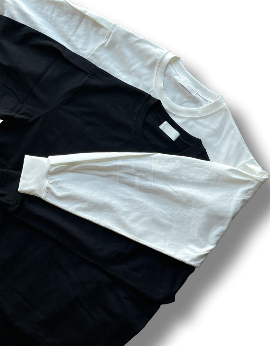 Balloon Overfit Long Sleeve Black
