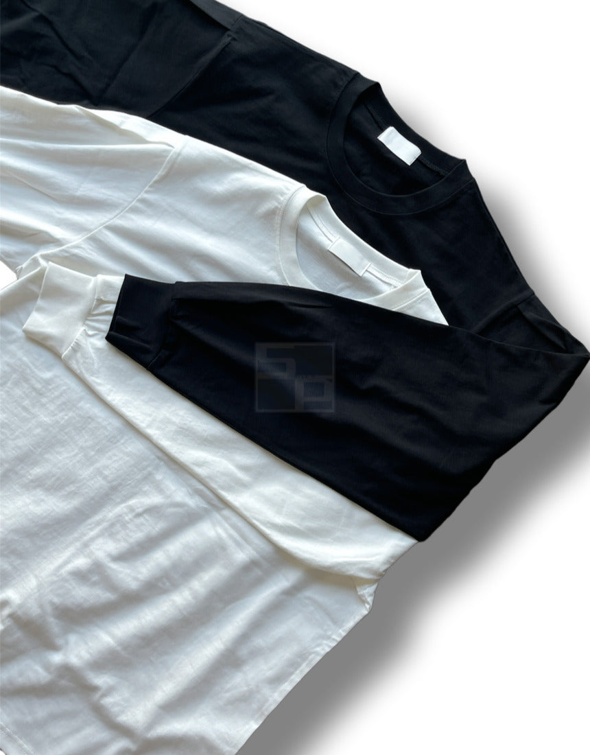 Balloon Overfit Long Sleeve Black