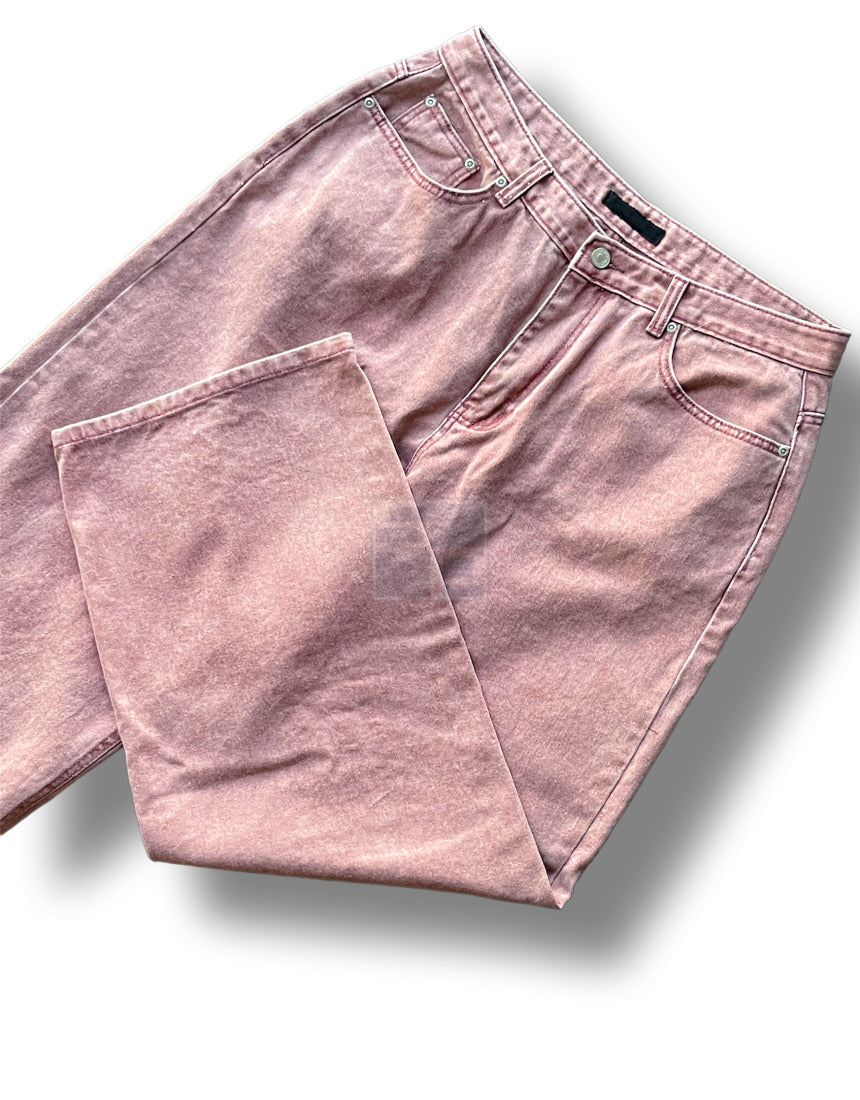 Pigment Cotton Wide Pants Indie Pink