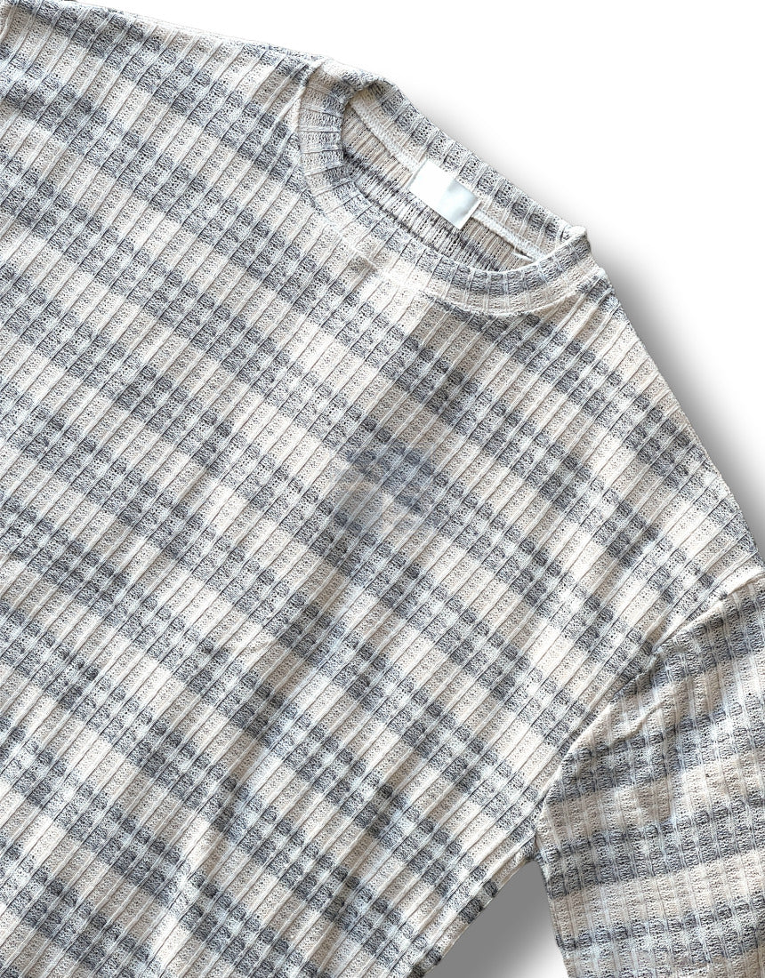 Unique Stripe Knit Black
