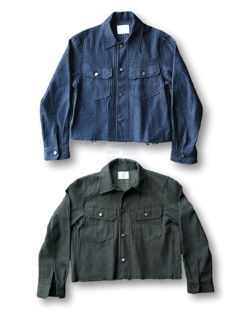 Crop Crop Denim Jacket Black