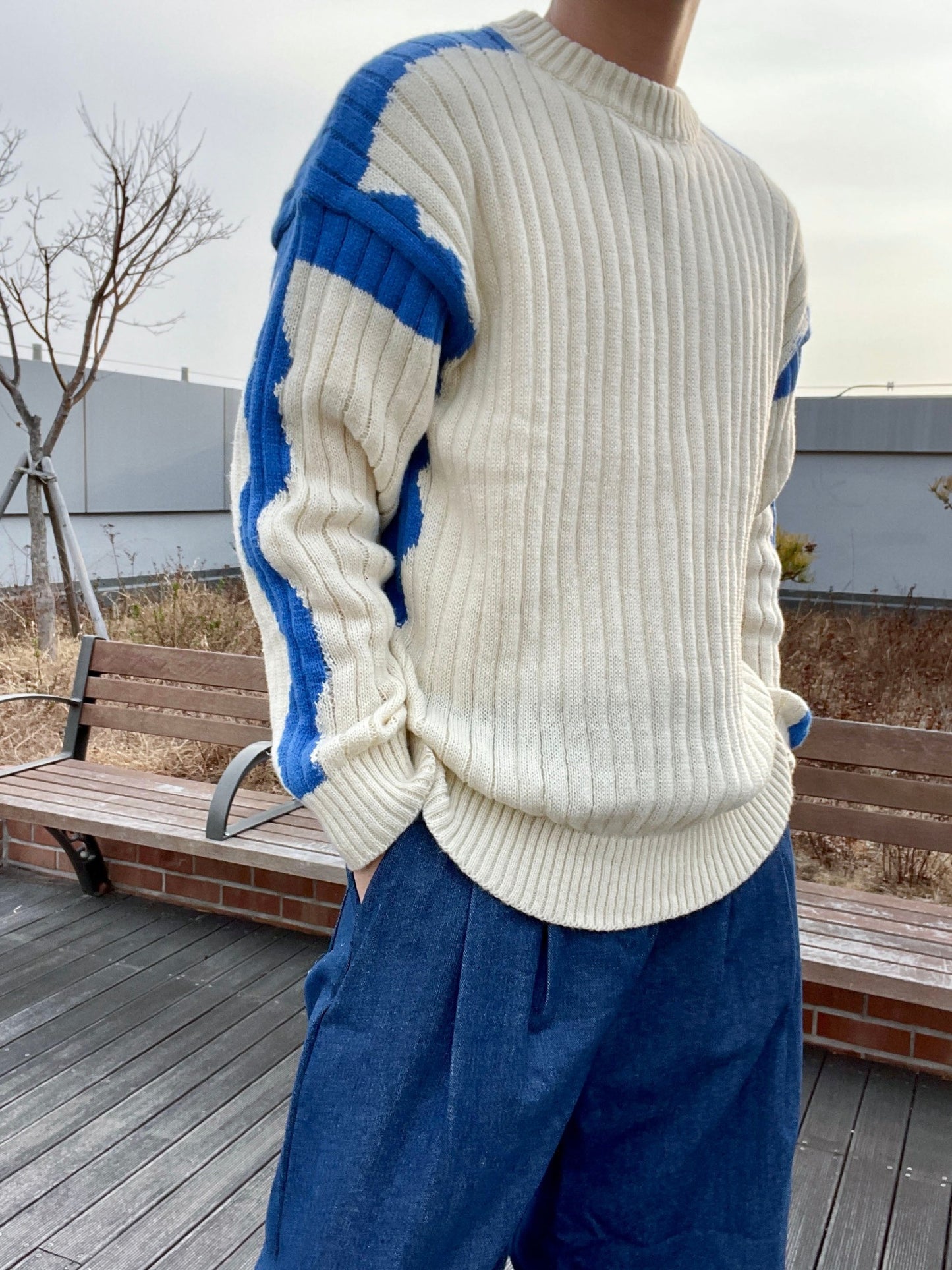 Wave Coloring Knit (2color)