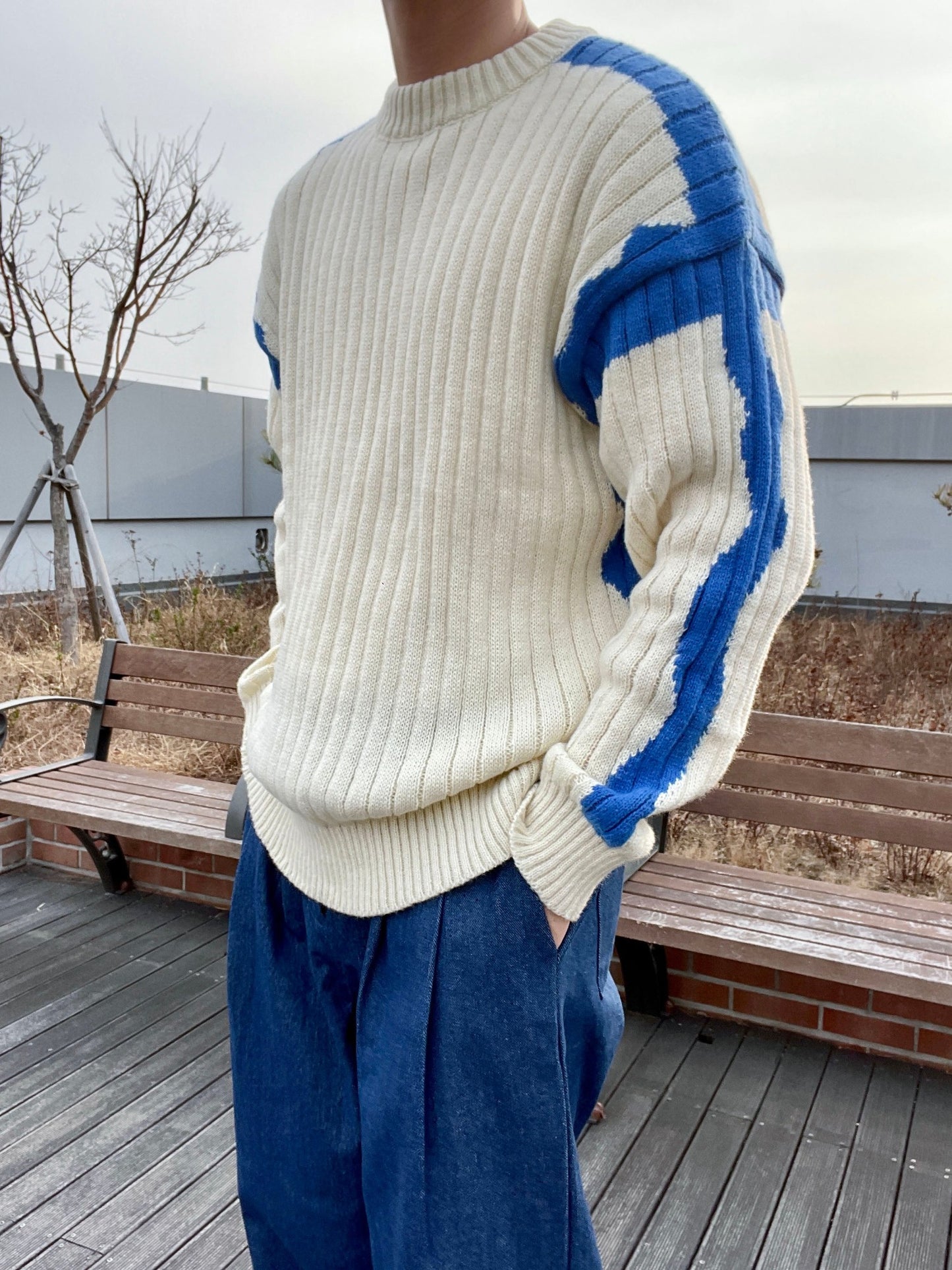 Wave Coloring Knit (2color)