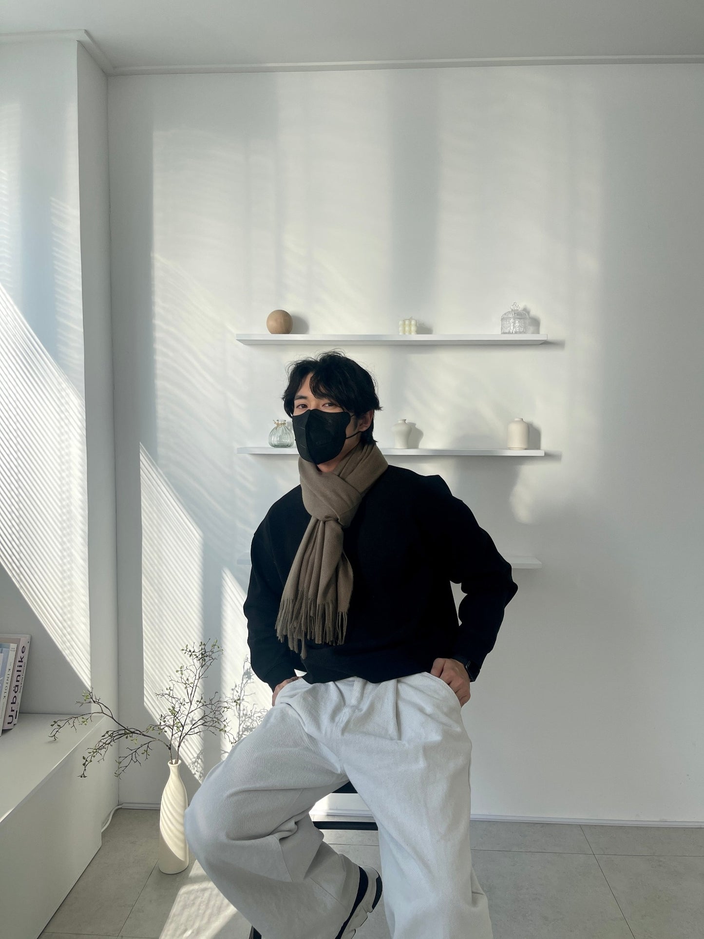 Wool Fringe Muffler (5color)