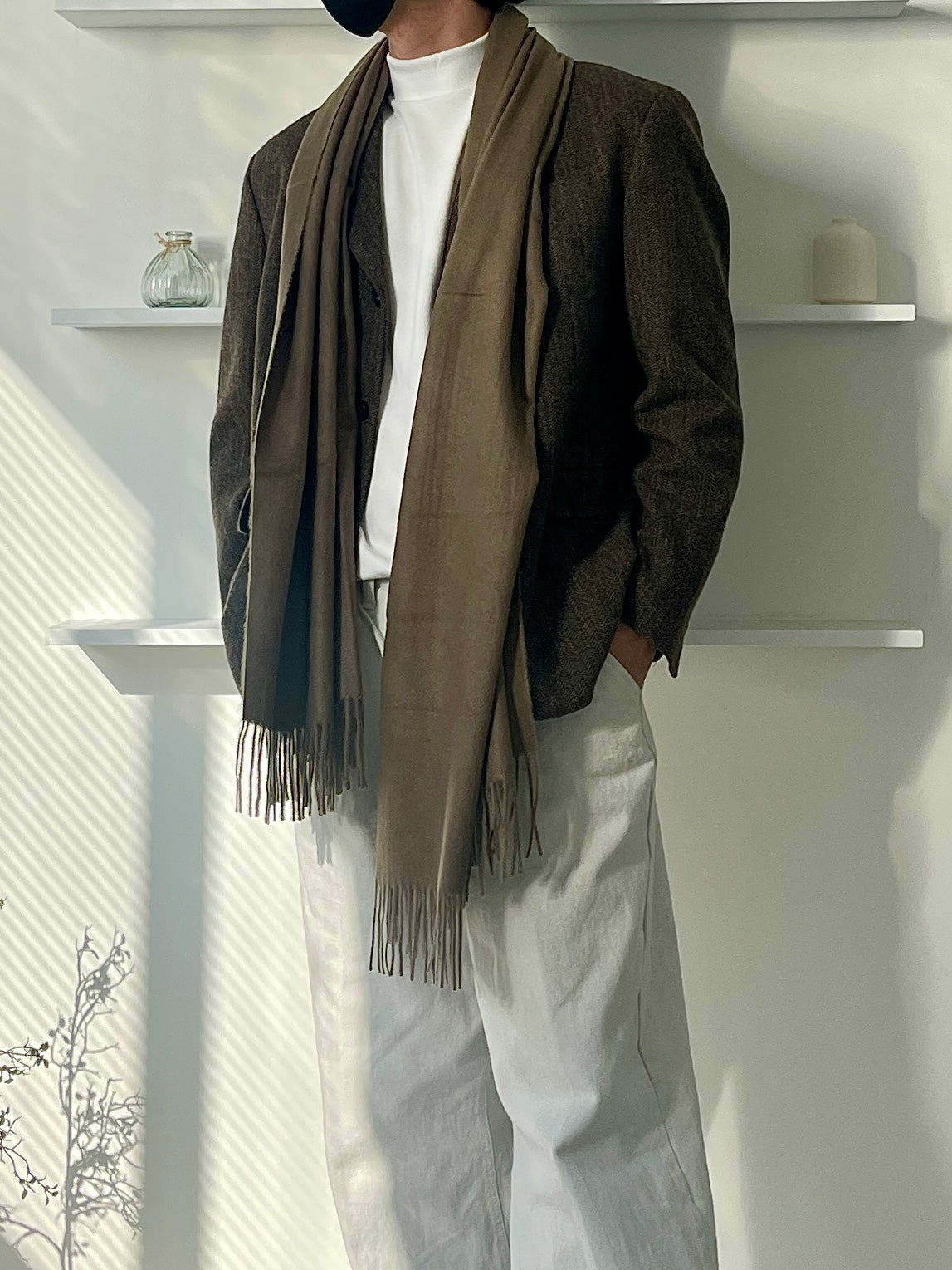 Wool Fringe Muffler (5color)