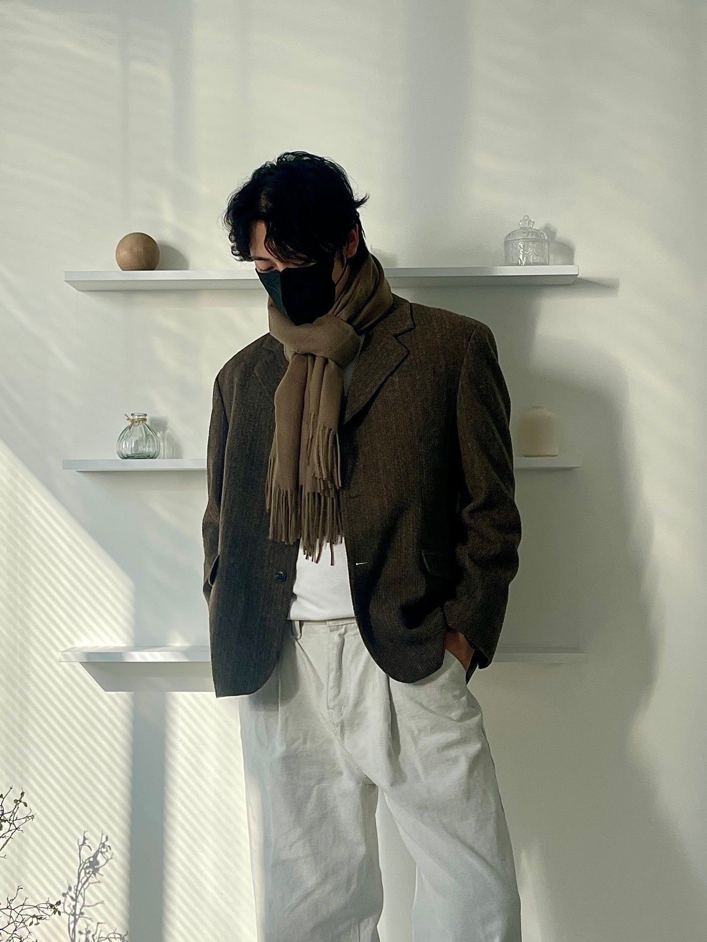 Wool Fringe Muffler (5color)