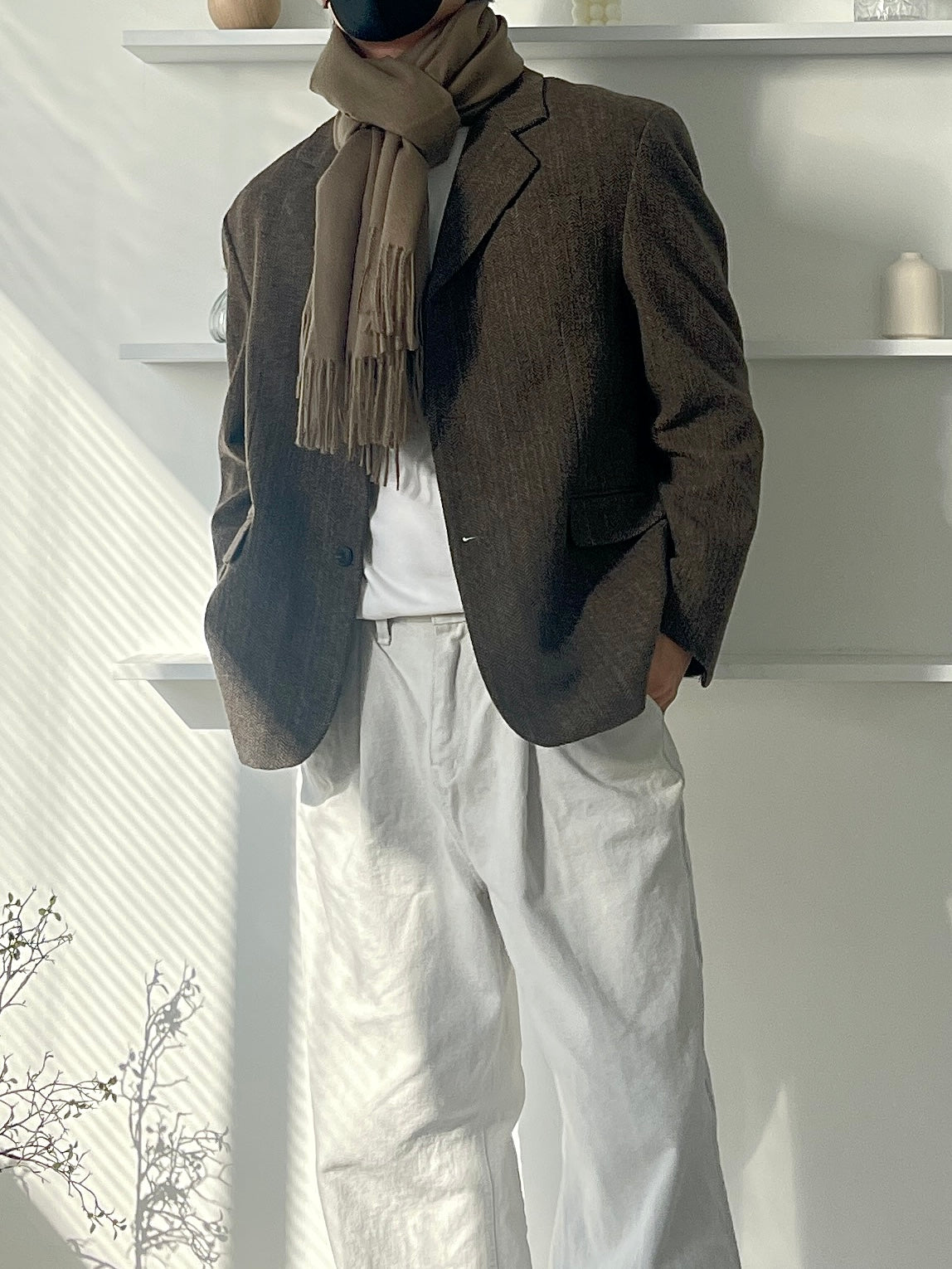 Wool Fringe Muffler (5color)