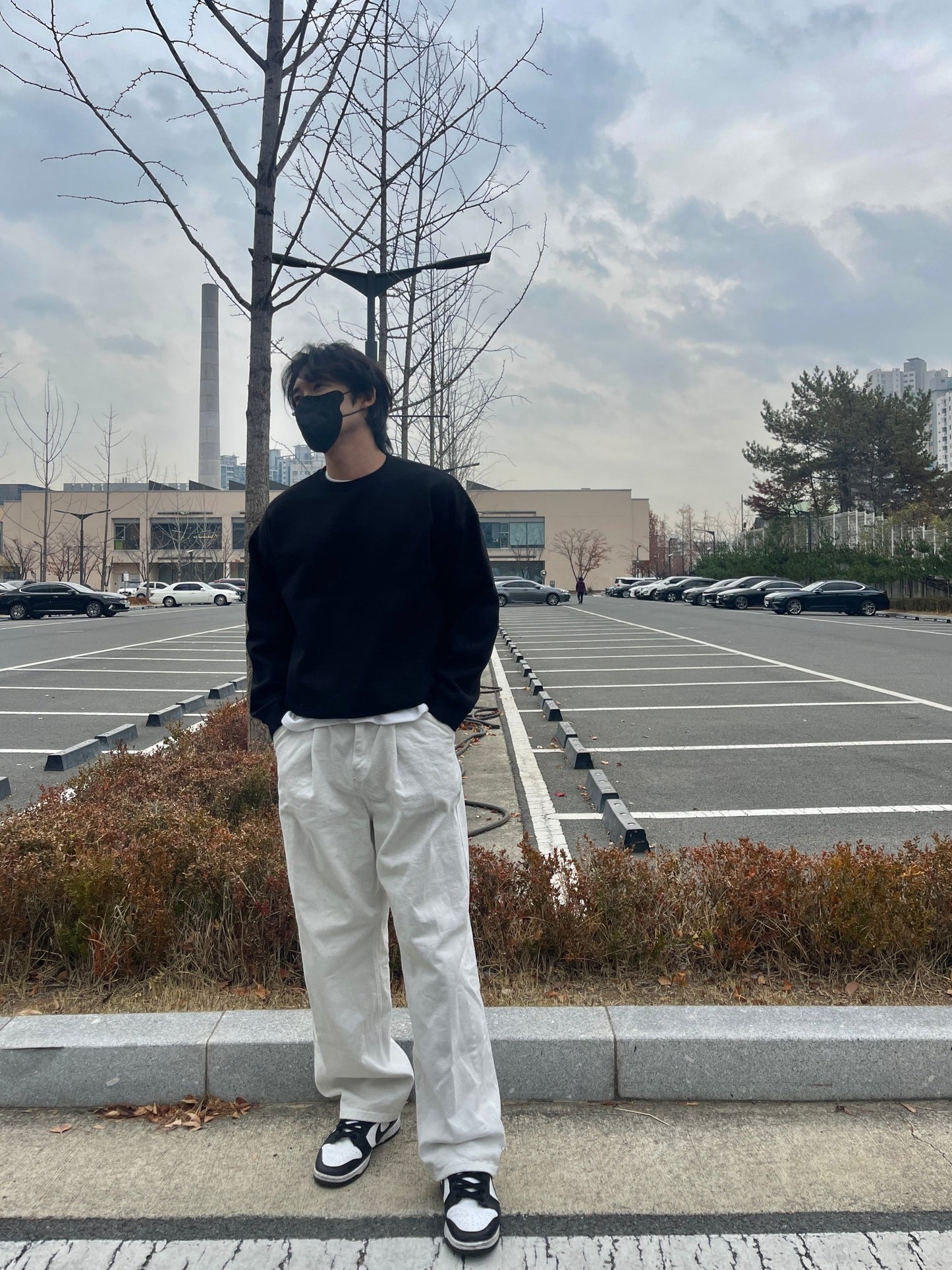 Overfit Pullover MTM Black
