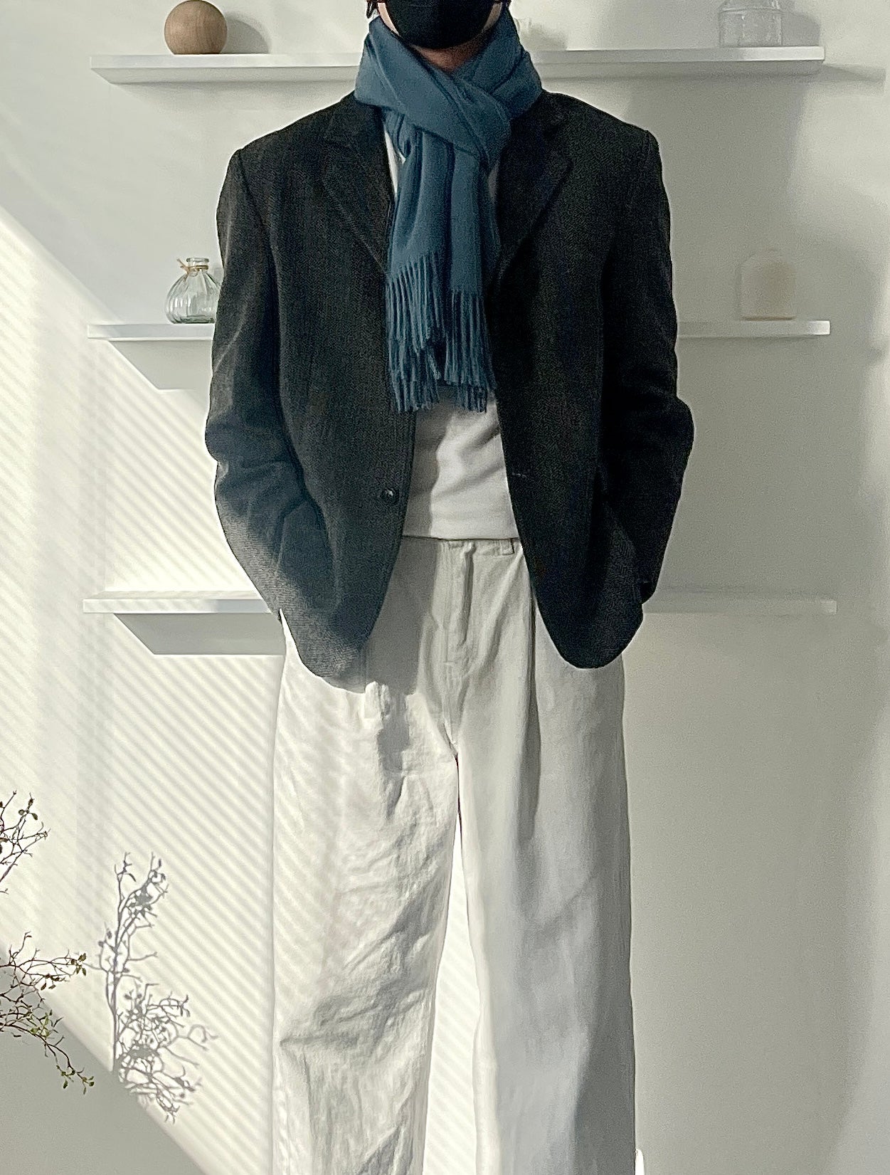 Wool Fringe Muffler (5color)