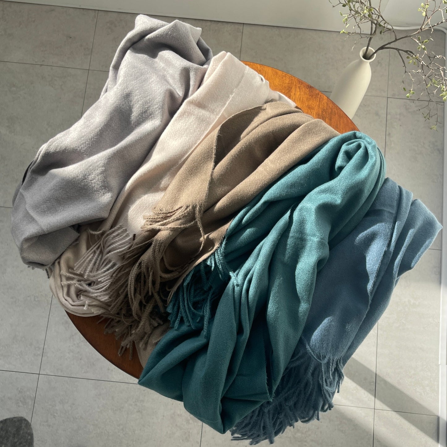Wool Fringe Muffler (5color)