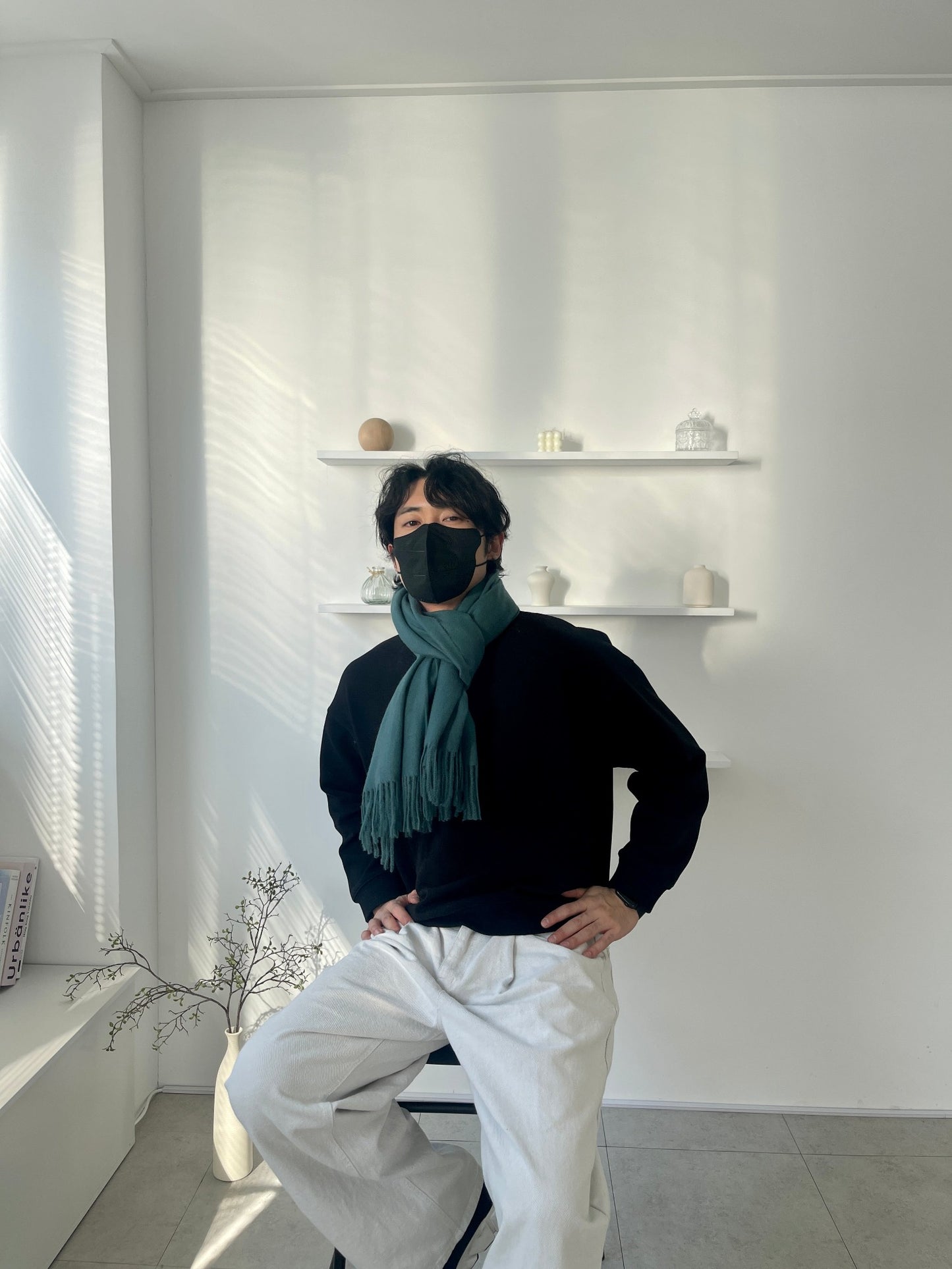 Wool Fringe Muffler (5color)