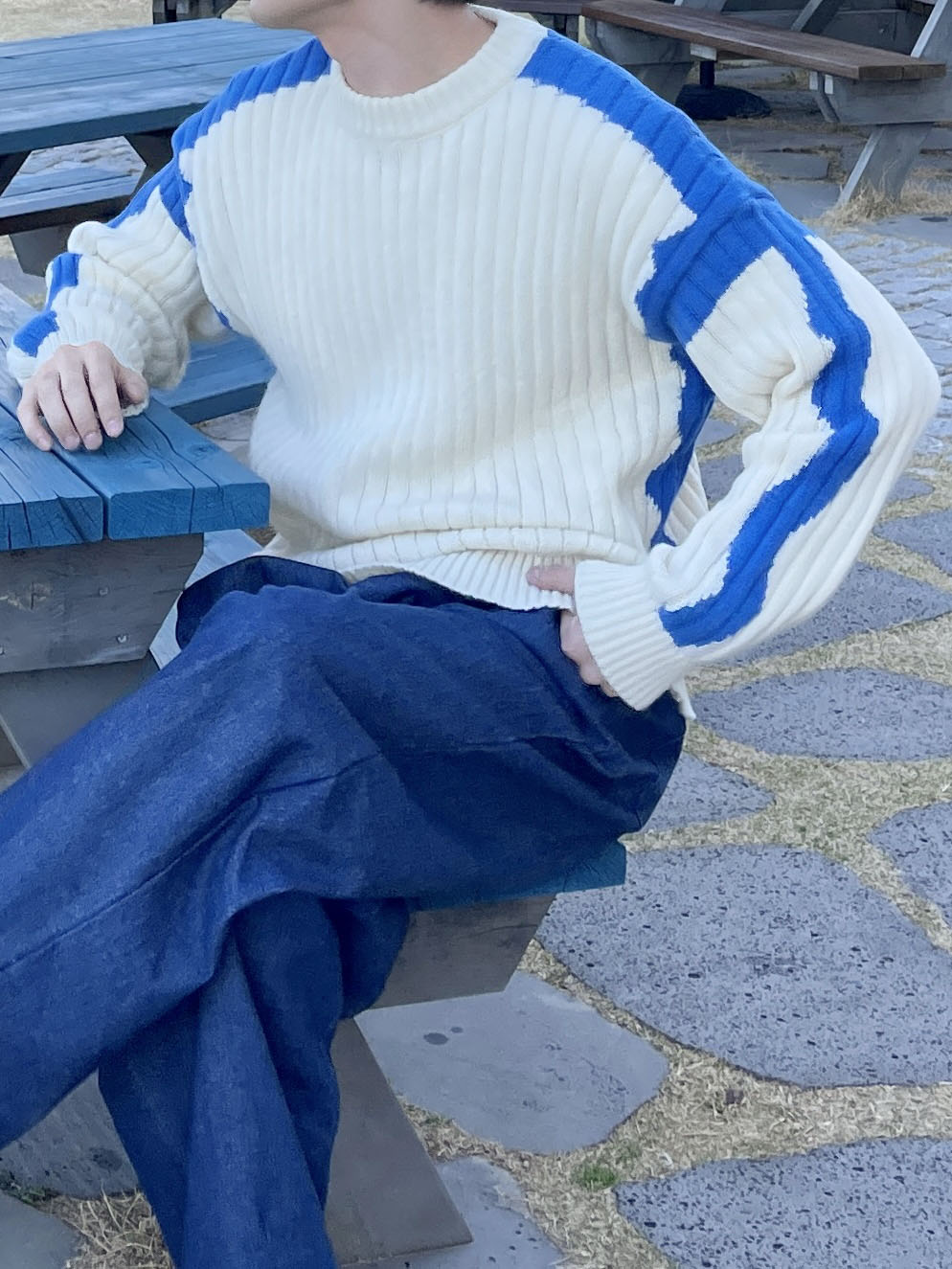 Wave Coloring Knit (2color)
