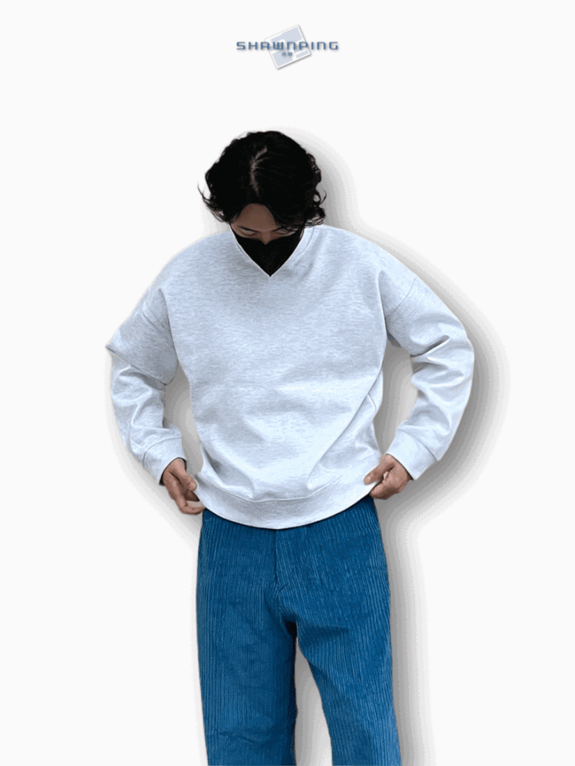 오버핏 무지 합포 맨투맨 MTM 빅사이즈 백메란지 Overfit Pullover MTM