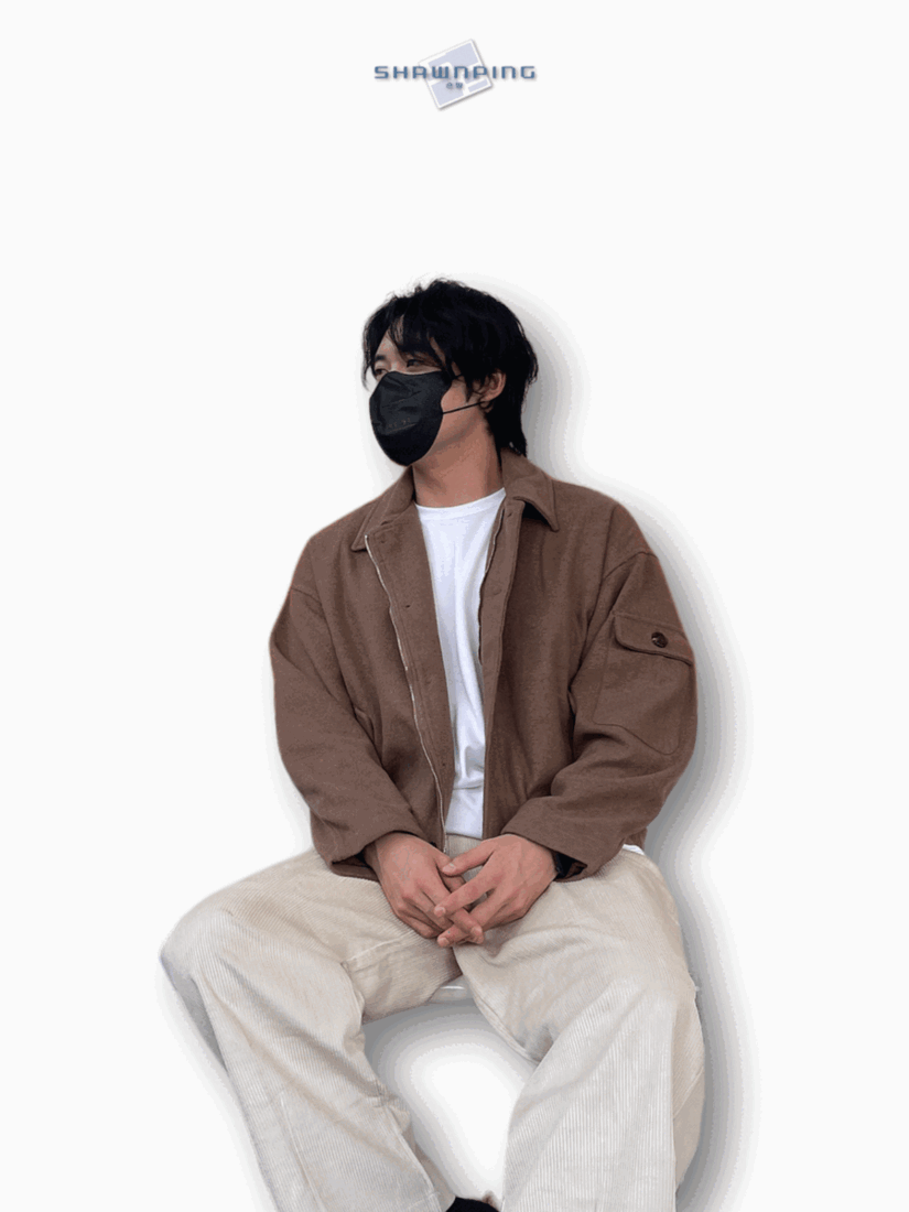 사카리바 오버핏 블루종 자켓 브라운 Sakariba Overfit Blouson Jacket