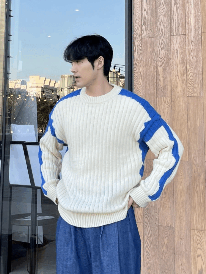 Wave Coloring Knit (2color)