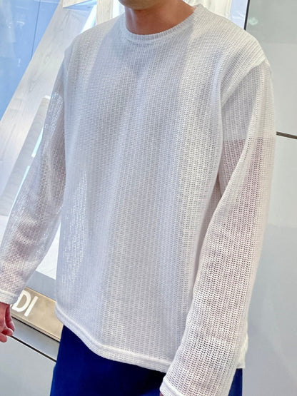 Mesh Round Summer Knit (4color)