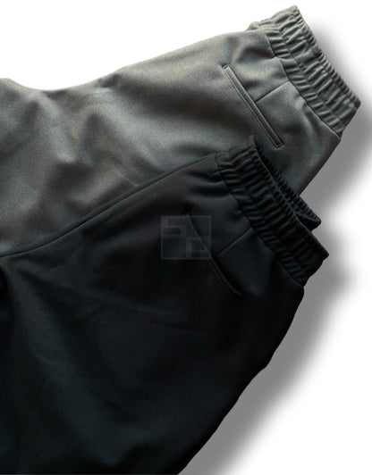Woven Fleece Onetuck Wide Pants Black
