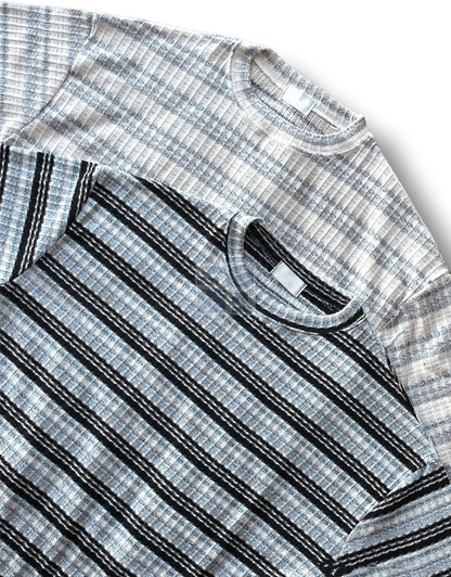 Unique Stripe Knit Grey